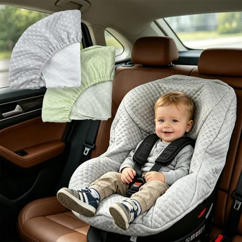 Coprisedile per auto per bambini, coprisedile per auto, coprisedile per auto per bambini, morbido e confortevole, unisex