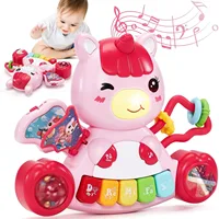Baby Toys Boys Girls Activity Early Learning Educational Toys Unicorn Musical Light Infant Piano Toys Music Instrument Gift 1