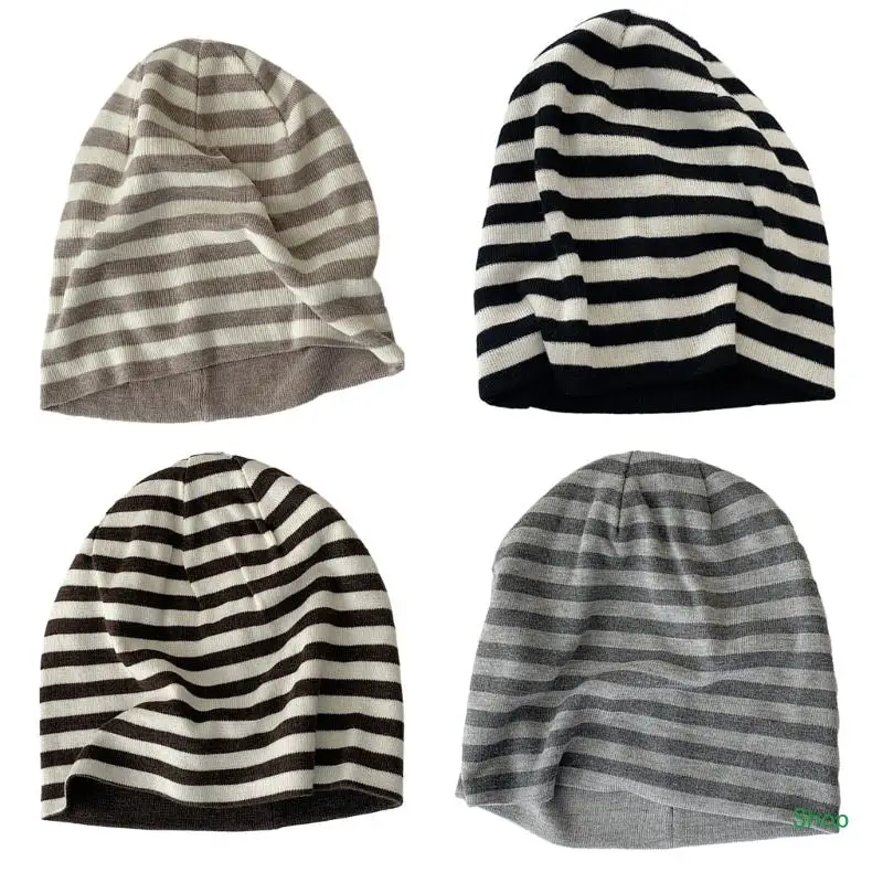 

Dropship Winter Knitted Beanie for Teen Windproof Handmade Cold Weather Skiing Riding Hat