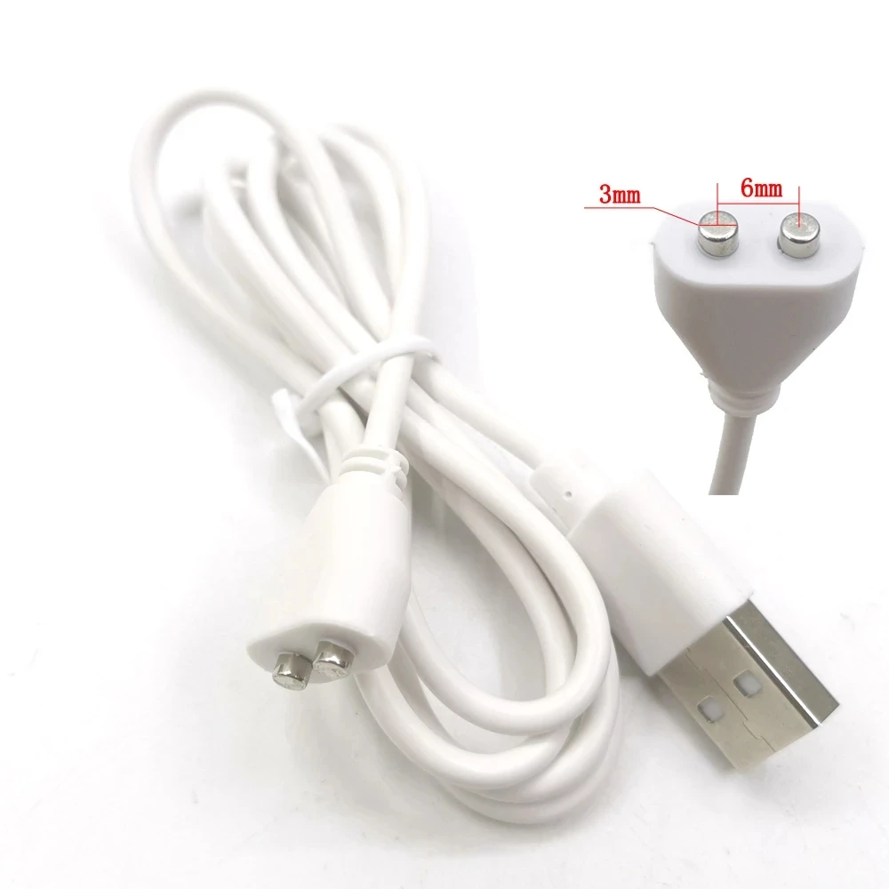 Enhanced Magnetic Charging Cable with Adjustable 2P Center Spacing for Beauty Instruments and Smart Devices