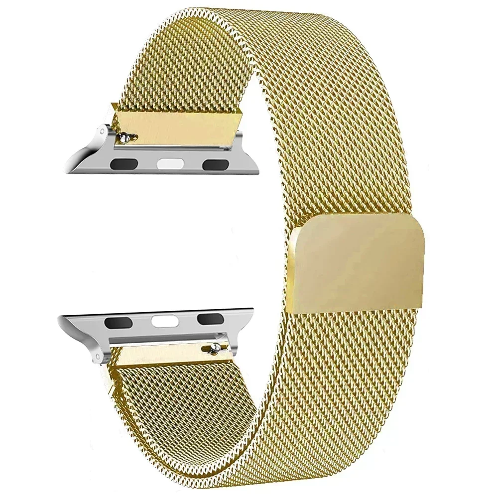 milanese Loop Band for apple watch Strap Ultra 49mm 45mm 44mm 41mm 40mm Metal Wristband bracelet iwatch series 3 4 5 6 7 8 9 SE