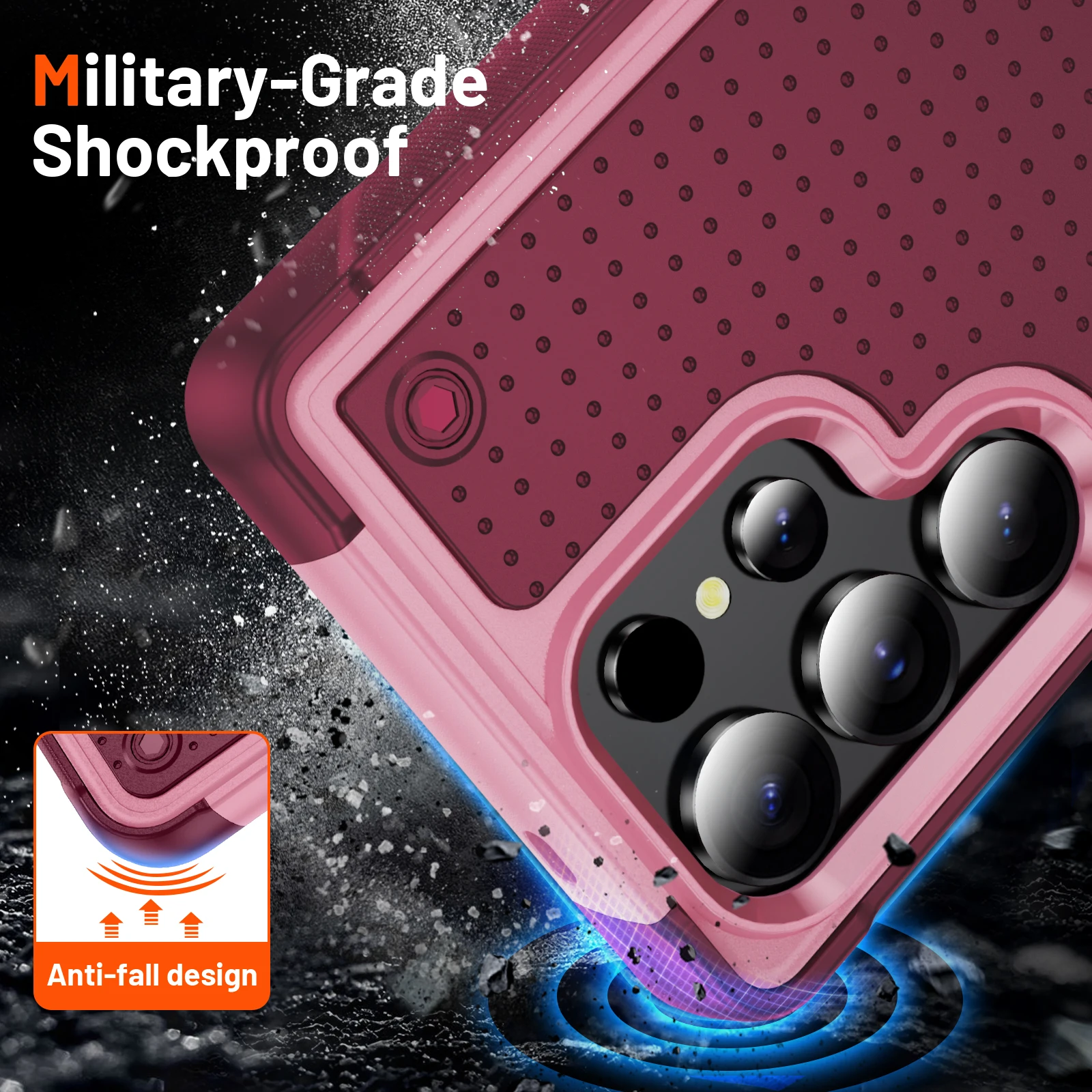 Premium Armor Rugged Phone Case - Luxury Anti-Drop Shockproof Protection Cover