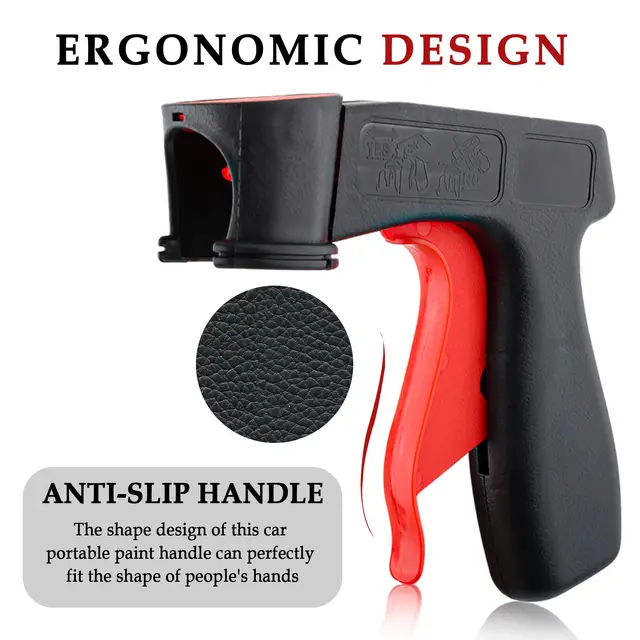 Car spray trigger handle reusable handle can convert spray can into paint sprayer suitable for car body repair paint sprayer DIY 2