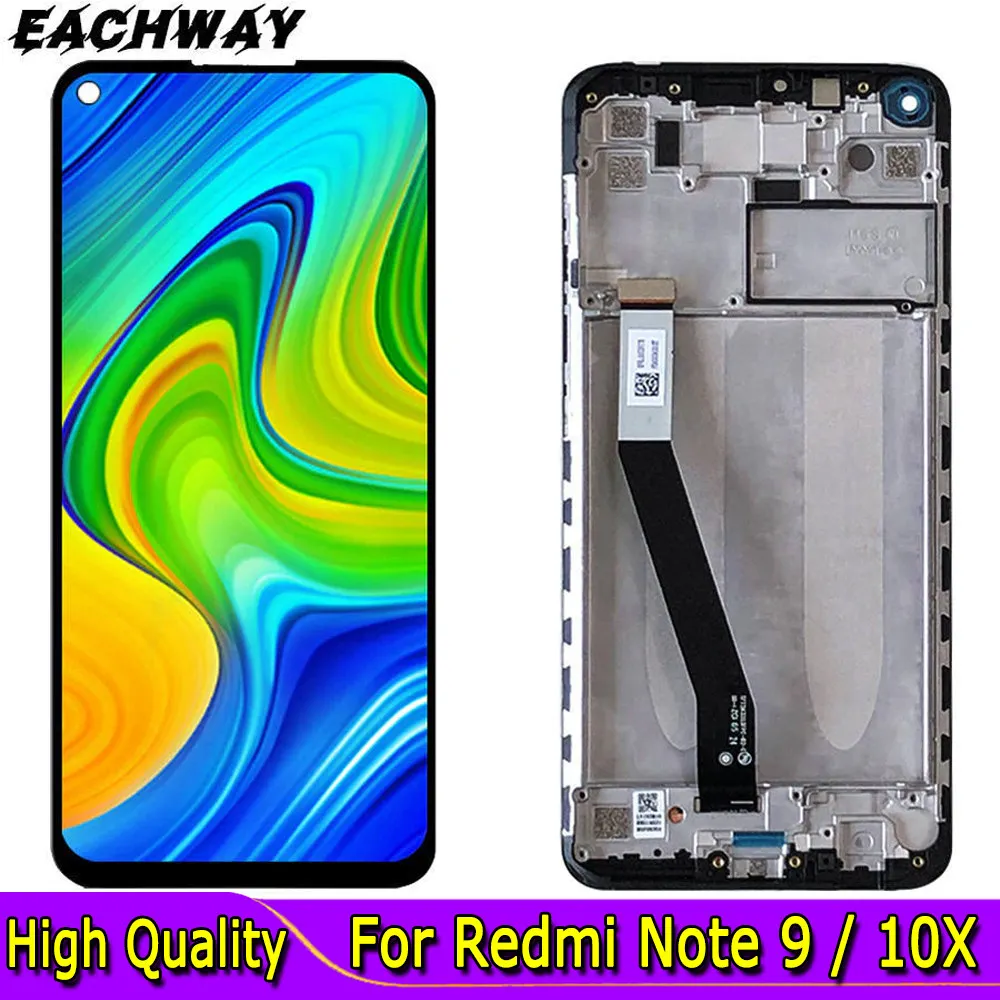For Xiaomi Redmi Note 9 LCD Display Touch Screen For Redmi Note9 Display Repair Parts 6.53" Xiaomi 10X 4G LCD Screen