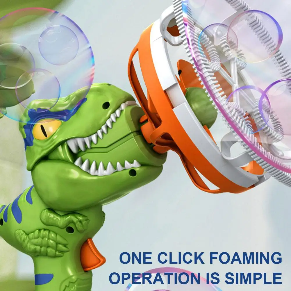 Electric Bubble Gun Soap Bubble In Bubble Dinosaur Bubble Machine Blowing Bubble Maker Summer Outdoor Toys for Kids Gift 3