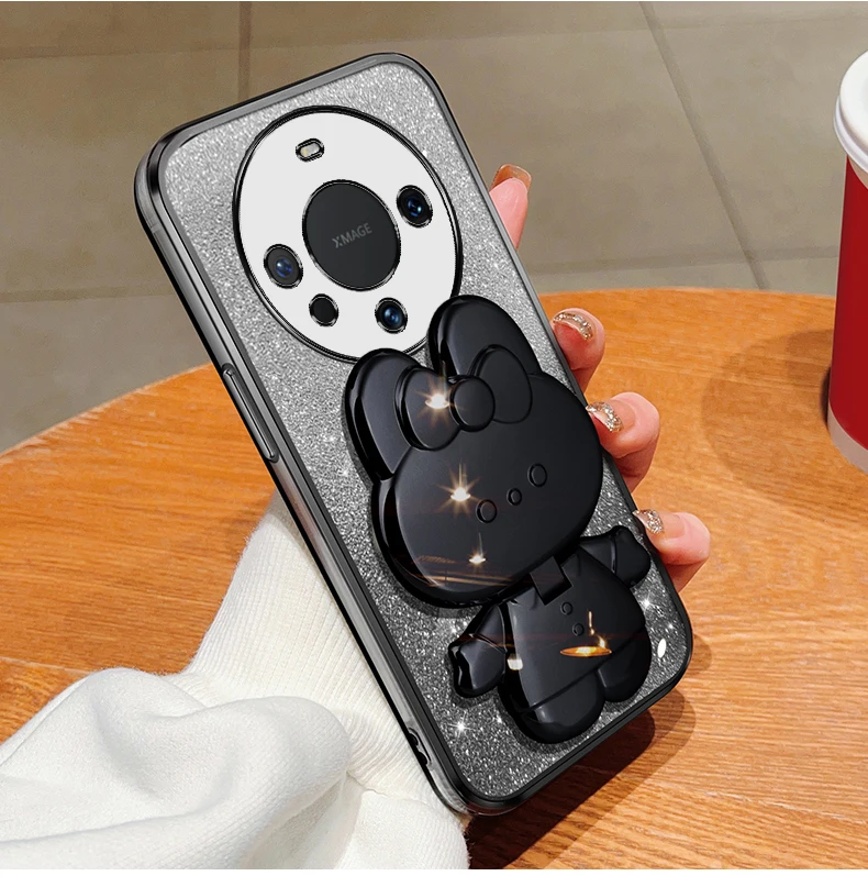 Coque de protection souple avec miroir de maquillage et paillettes pour Huawei Nova 10 Pro, 8, 11, 7, SE, 5 Pro, 3, 4, 5, 6, Nova9se_voghion.com