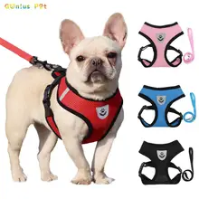 

Dog Vest Walking Lead Leash Cat Dog Adjustable Harness Puppy Collar Soft Breathable Polyester Mesh Harness For Small Medium Dogs