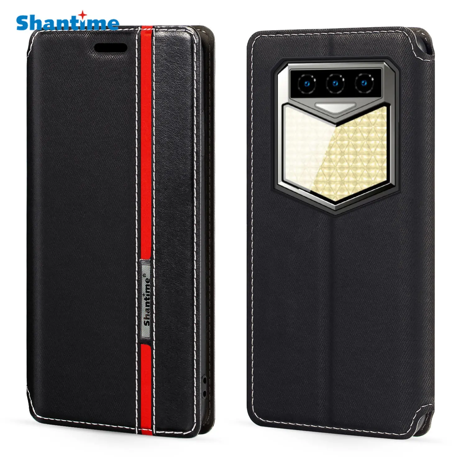 

Для Oukitel WP26 Женская модная разноцветная Магнитная застежка Кожаная флип-Обложка с отделением для карт 6,58 дюйма