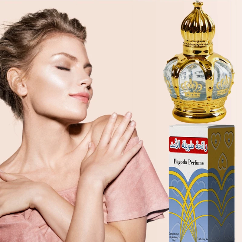 

15ML Concentrated Perfume Oil Gold Bottle For Women Original Long Lasting Seductive Arabic Eau De Parfum