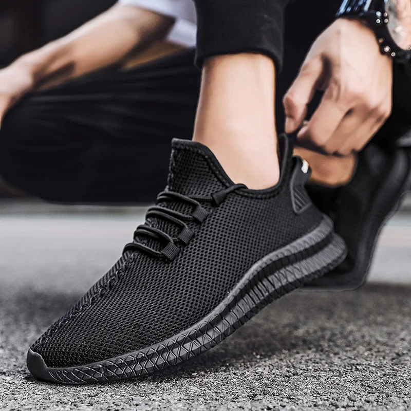 2022 Sneakers Men Mesh Breathable Designer Running Shoes Men Light Thick  Casual Tennis Luxury Brand Shoes Zapatos Deportivos