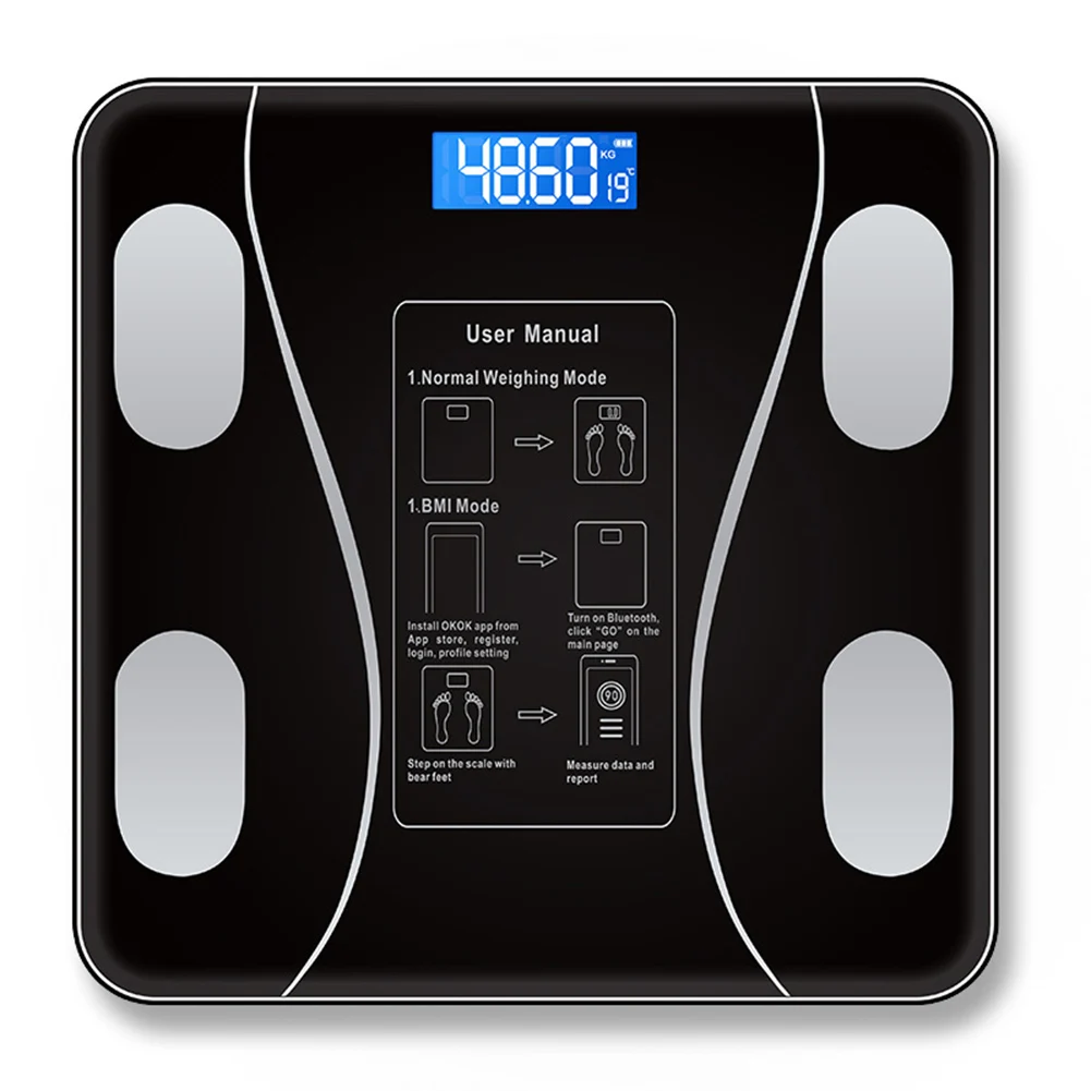 Tiyuyo Weighing Scales Bluetooth-compatible Body Electronic Weight Scale  (Pink)