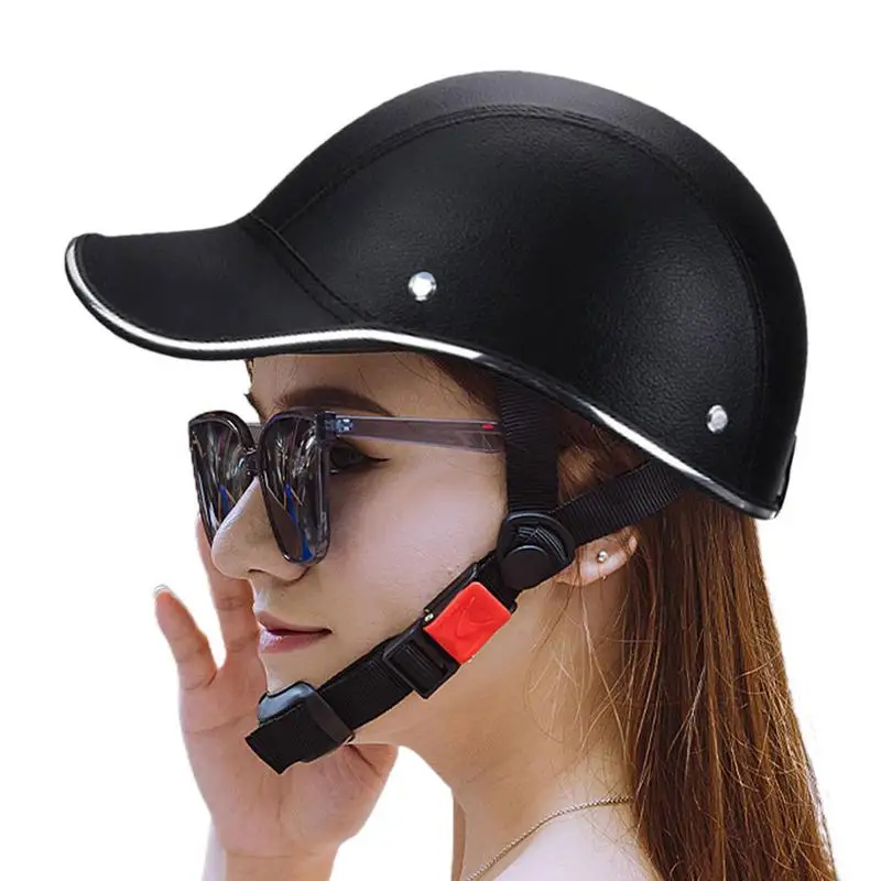 Motorcycle HelmAdjustable Cycling Half Helm Scooter Helmets Hat