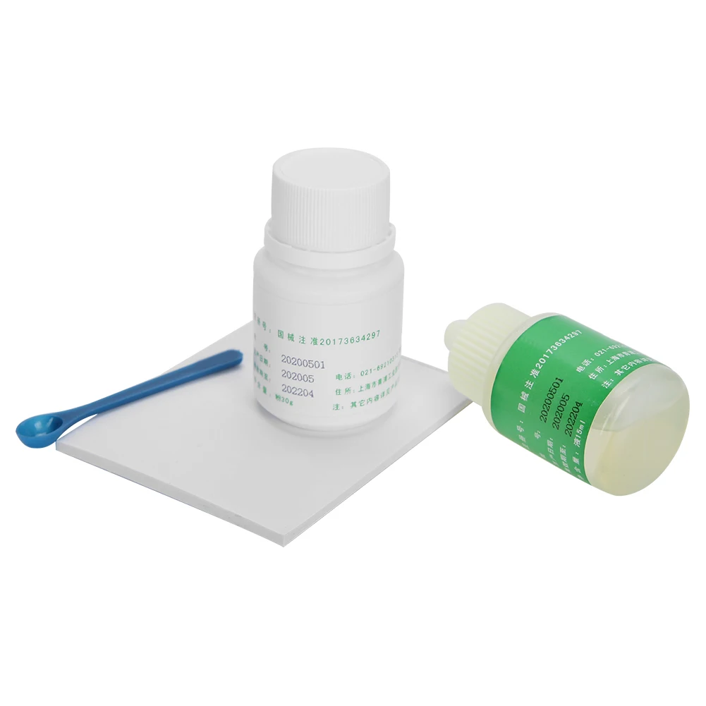 נוזל צינור פוליקרבוקסילט צינור נוזלי + 30 גרם אבקת צינור פוליקרבוקסילט צינור דנטלי ערכת צינור דנטלי פוליקרבוקסילט צינור