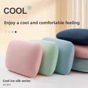 Portable Sponge Neck Pillow – Macaron Color Soft Cervical Support Travel & Office Sleeping Pillow 1
