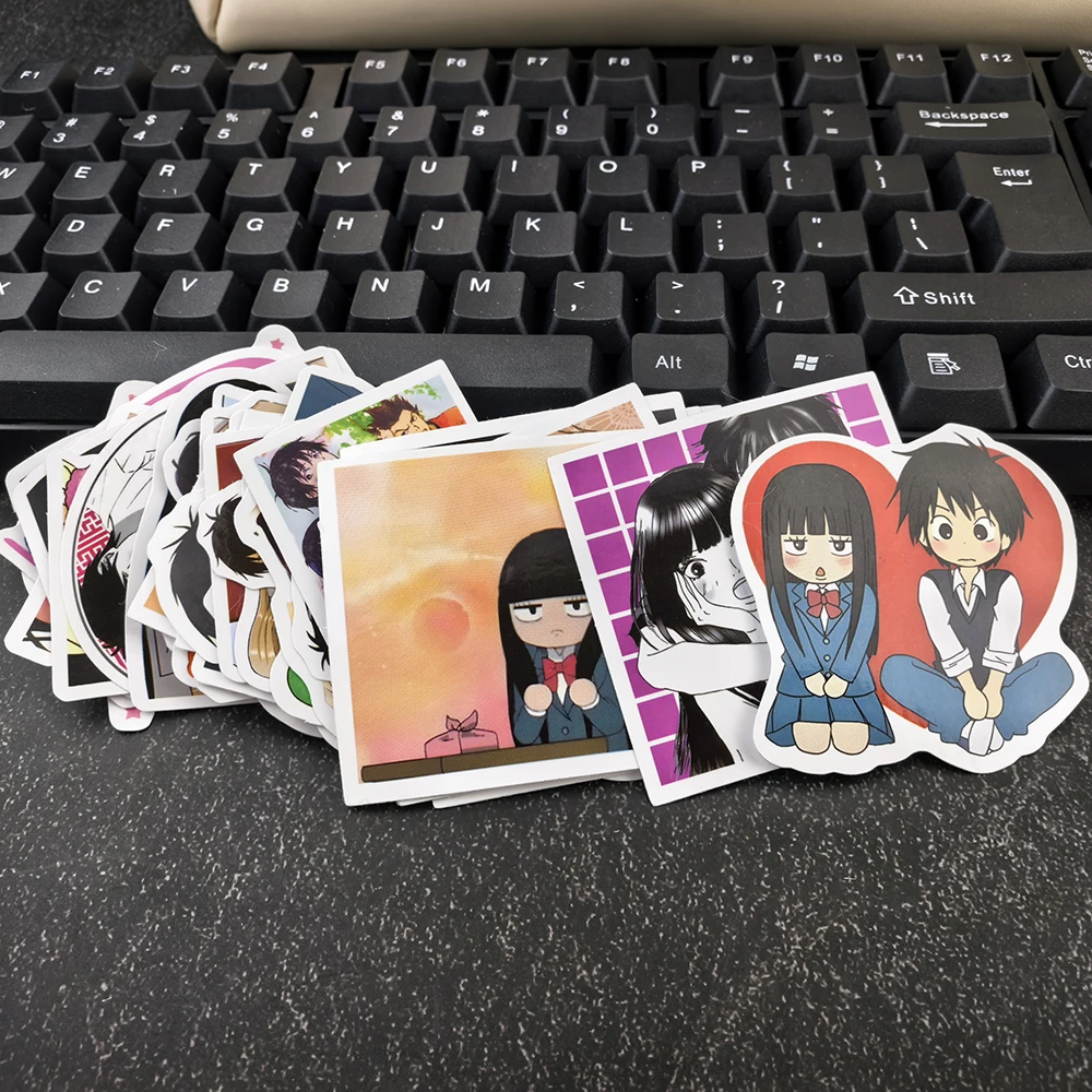 50pcs Kimi Ni Todoke 애니메이션 스티커 Sawako Kuronuma Kazehaya Shouta 스티커 노트북 수하물 노트북 Kurumizawa Ume 데칼
