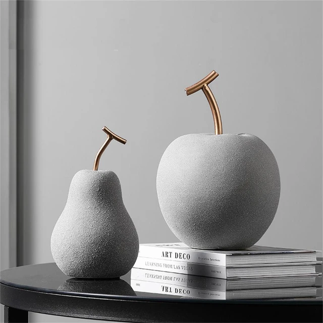 Ceramica moderna creativo di apple oggettistica per la casa artigianato  decorazione della stanza ornamento figurine di
