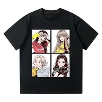 Kpop BP Jump 2025 Tees Pink Girls Band Clothing Adorable Anime Graphic T Shirts Summer High Quality  Comfortable Y2K Tops - Image 4