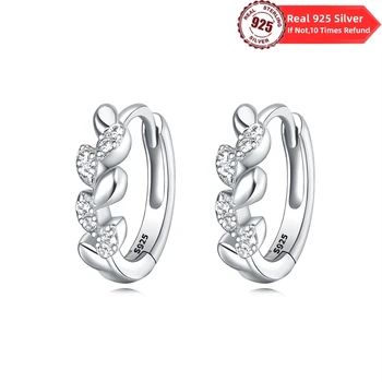 925 Sterling Silver Hoop Earrings 1