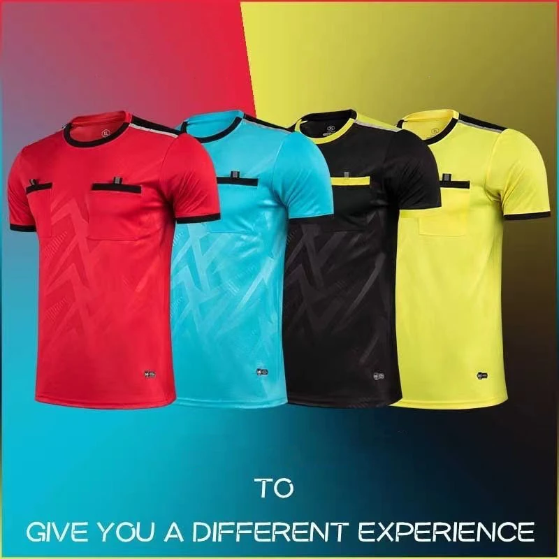 Football Uniform Referee Soccer Jerseys Adult Football Uniforms Shirt Short Sleeve