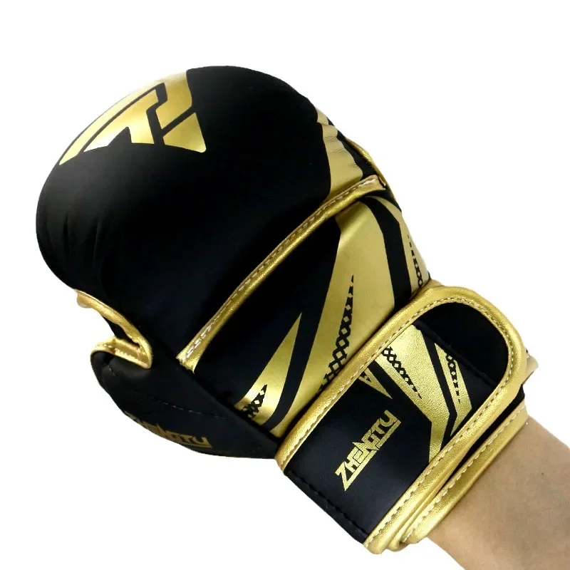 Professional MMA Boxing Gloves PU Leather MMA Fighting Martial Arts Boxing Gloves Karate Muay Thai Training Men's