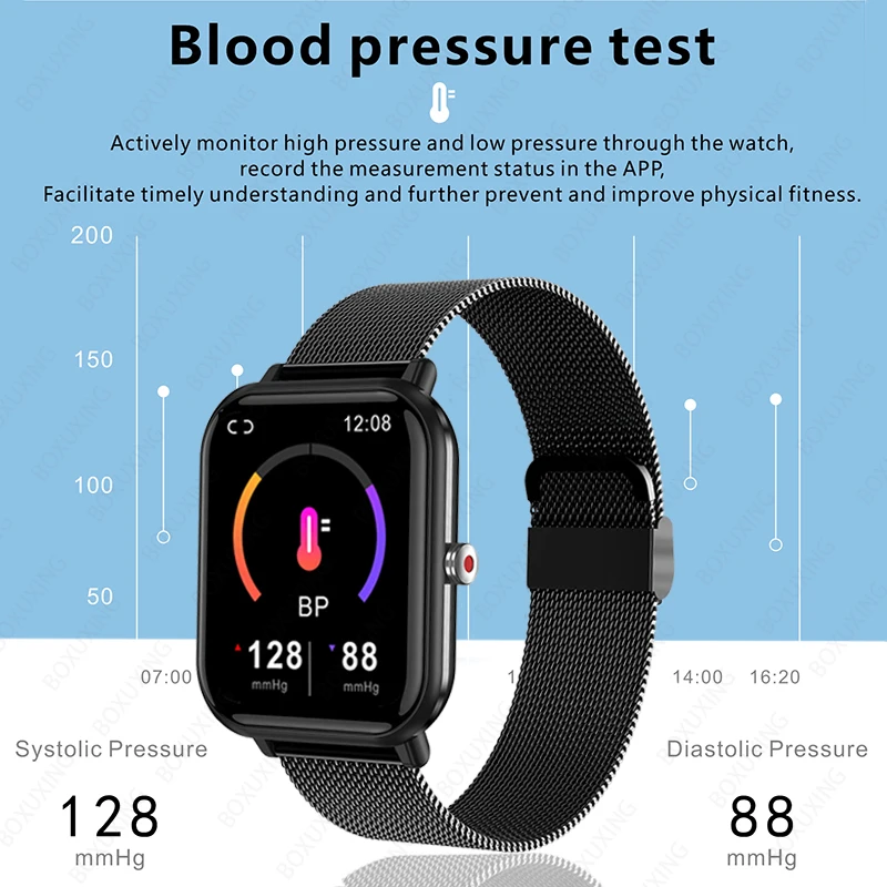 Smart Watch Men Blood Oxygen Monitoring Sports Fitness Watch Man Woman Body Temperature Monitor Smart For Xiaomi smart watch
