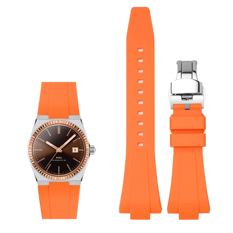 FRSWEQY Cinturino In Silicone Curvo In Gomma For 20mm 22mm Adatto For Omega Adatto For Tissot Adatto For Casio Adatto For Huawei Adatto For Samsung Uomo Sport Impermeabile Ricambio(3,20mm - Foto 11