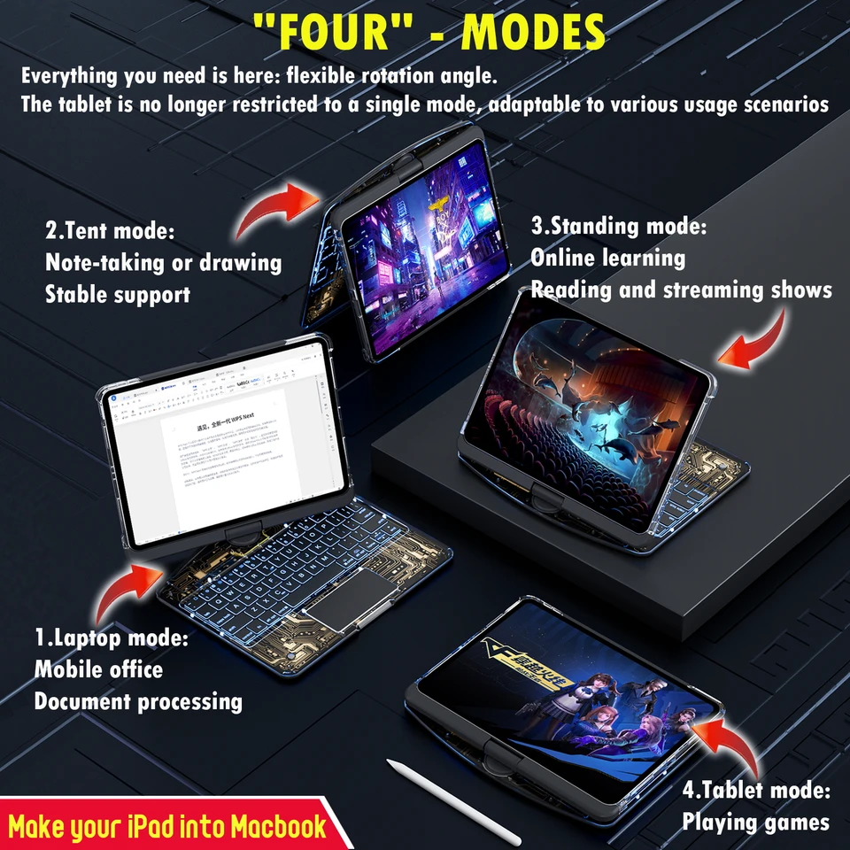 iPad Pro 11インチ マジックキーボード ブラック 360度回転 Amazon.co.jp: QERDAOYI マジックキーボード 2024 iPad Pro 11