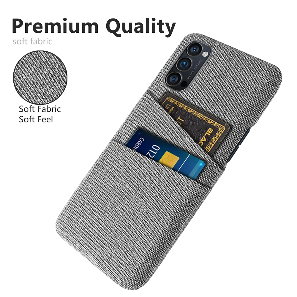 Per Oppo Reno4 Pro Case Coque Per Oppo Reno 4 Pro 4G 5G Funda Per Oppo Reno 4 Pro 5G 4G Custodia In Tessuto Di Lusso Dual Card Cover Per Telefono