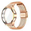 Rose gold case band