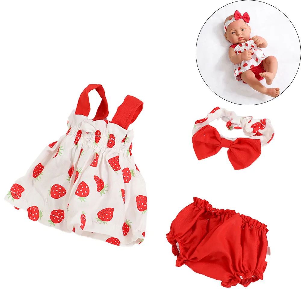 Baby Doll Dress Clothes for 40cm Baby Doll DIY Toys Doll Accessories Bodysuit Clothes for 15inch Baby Doll Accessories Pajamas