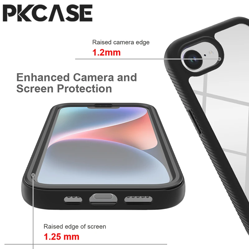 Ultimate 360° Protection Case - Full Coverage, Clear Design