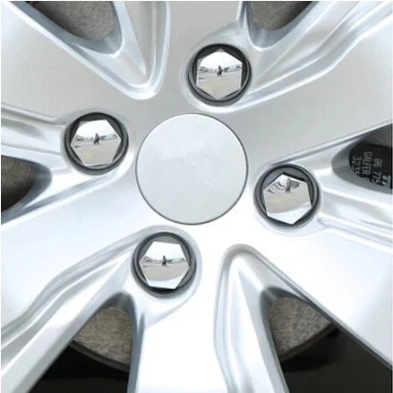 2/4 PCS 17mm Alliage Boulons De Roue Plate Rondelle De Siège For Peugeot 1007 206 206 207 307 308 406 For CITROEN C5 C4L Accessoires De Voiture 540567 (Color