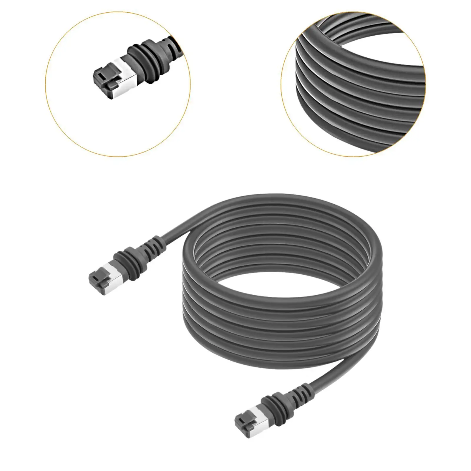 Starlink Gen 3 Cable No Delay Convenient Stable Data Transmissions Practical Ethernet Cable for V3 Professional Outdoor Home