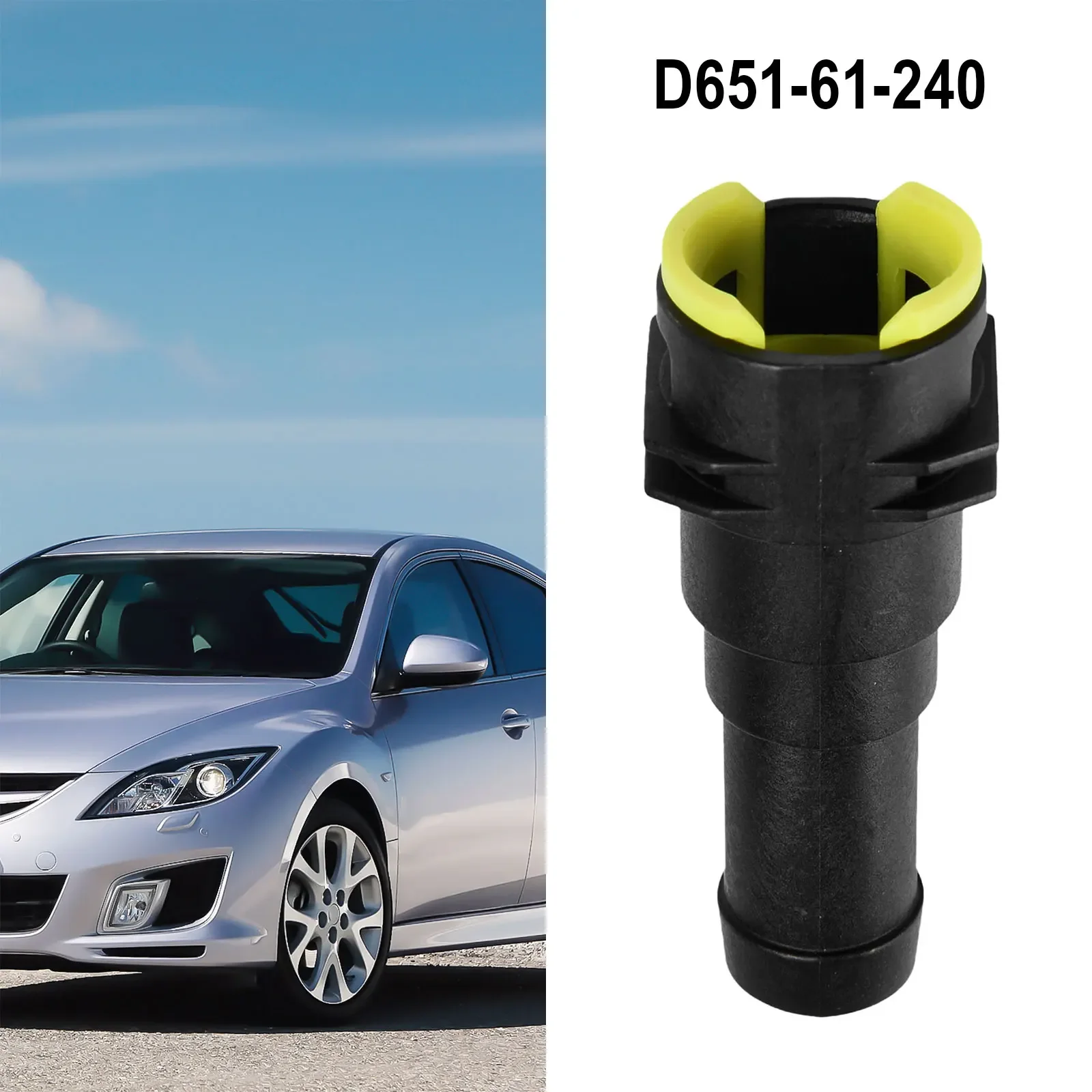 

New Practical Brand New Connector For Mazda 5 2007-2010 For Mazda 6 2008-2012 Plastic Accessories Black D651-61-240