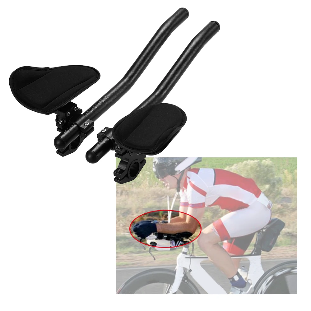 MTB Road Bike Arm Rest Handlebar Cycling Triathlon Bicycle Aero