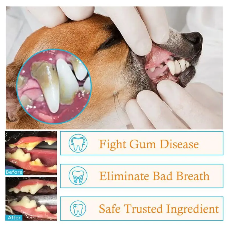 Pet Teeth Disposable Finger Pad Simple And Convenient Tartar Removal Deep Cleaning Care For Pet Gums Dog Supplies Plaque Removal