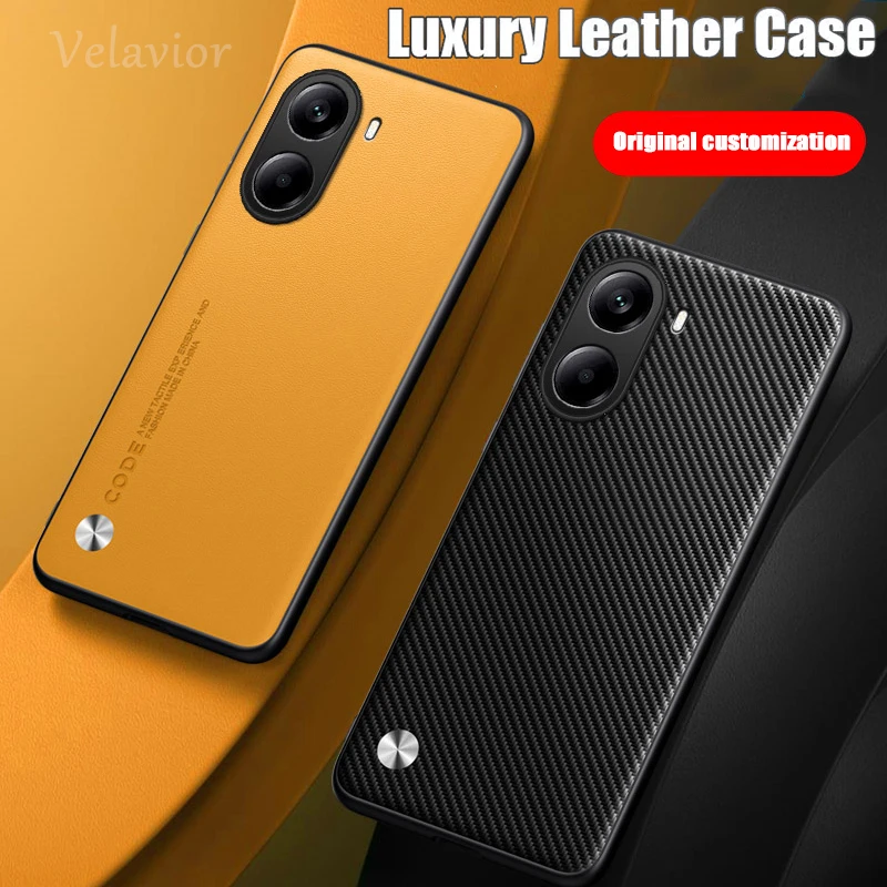 Luxury PU Leather Shockproof Silicone Phone Case - Premium Back Cover Protection