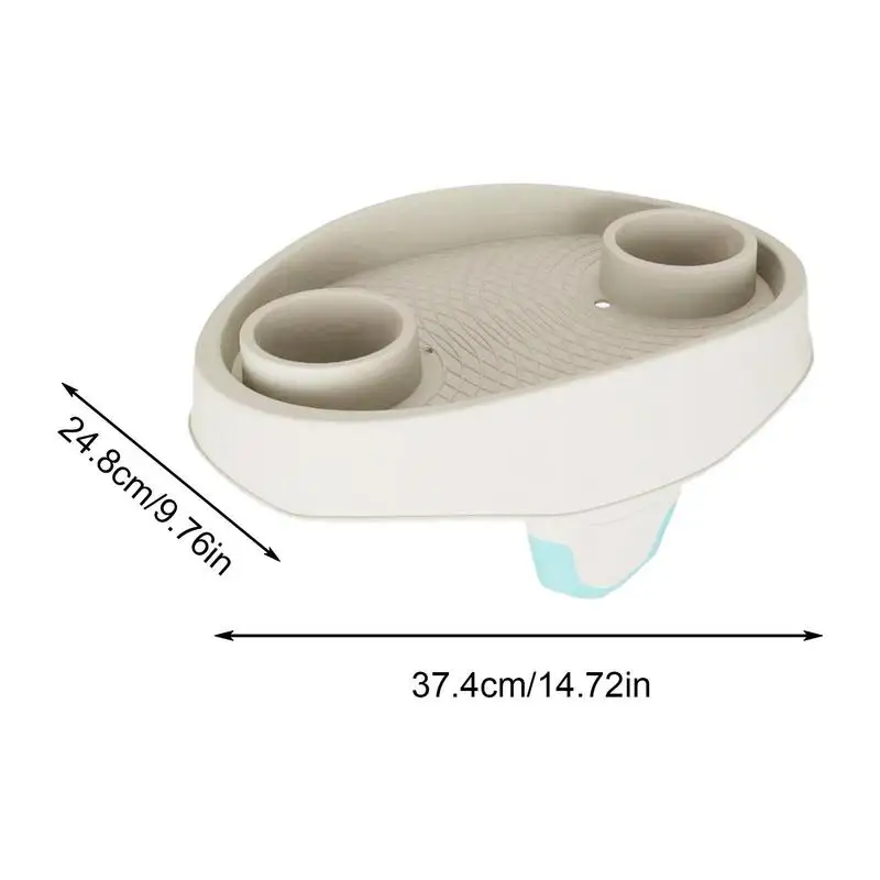 Hot Tub Tray Hot Tub Side Table Nonslip Drink Cup Holder Drink Caddy With Cup Holders Bathtub Spa Accessories And Supplies