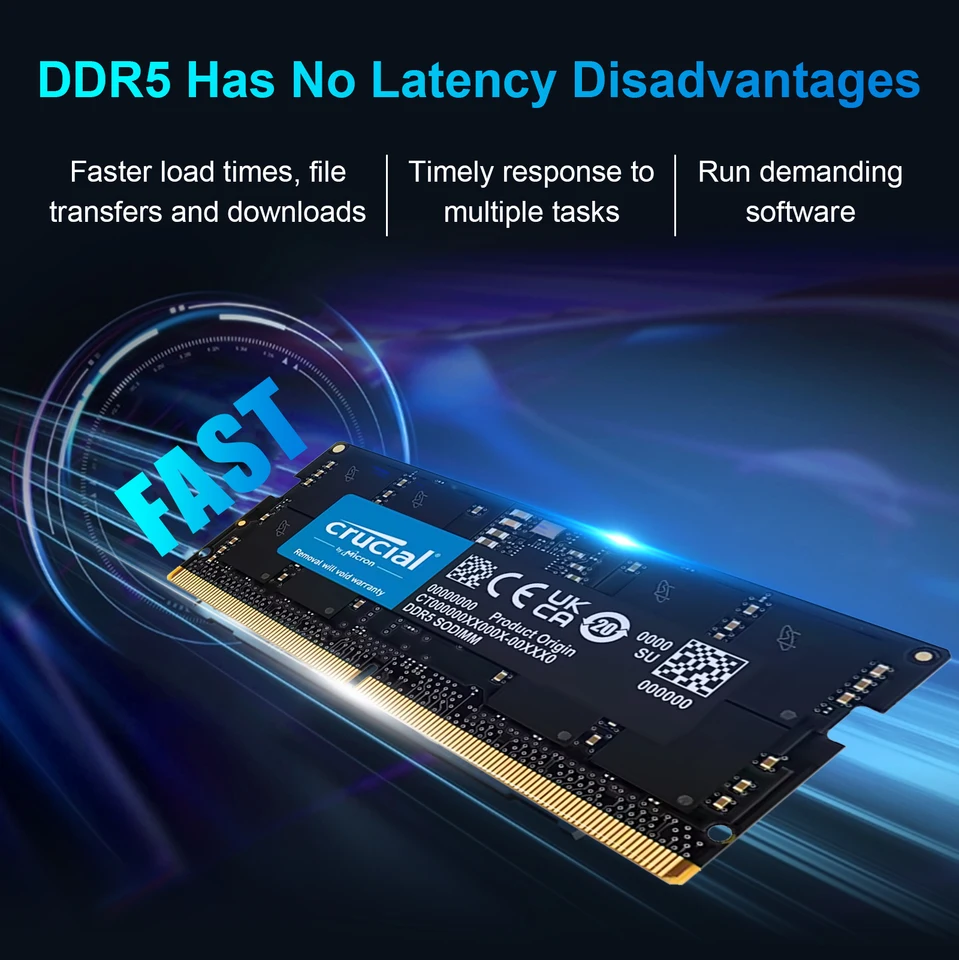16GB 8GB DDR5 RAM,ラップトップ,ウルトラブック,4800, 5600, mt