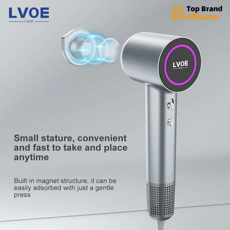 Super Alta Velocidade Ion Negativo Secador de Cabelo 220v Profissional Controle de Temperatura em Casa Multi-mode Design Exclusivo