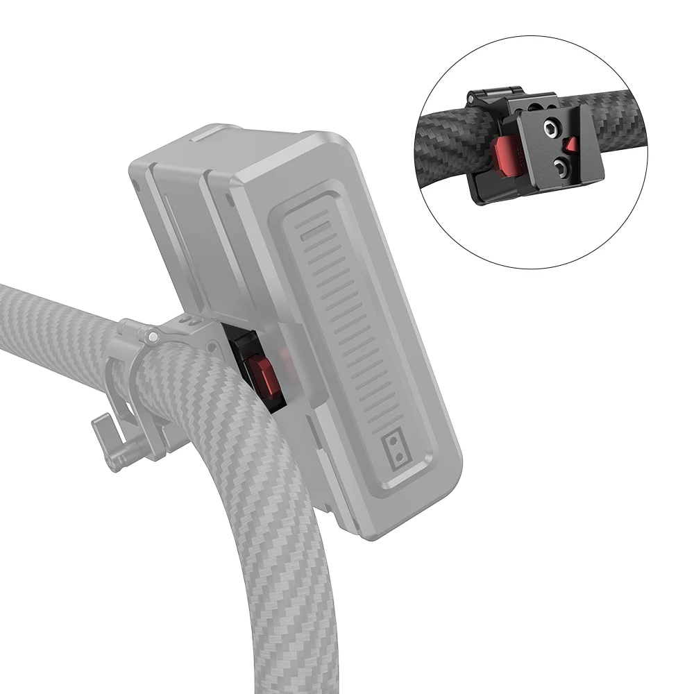 SmallRig 미니 V-Lock 조립 키트, V 마운트 배터리 플레이트, 1/4-20 나사산 구멍이 있는 퀵 릴리스 세트?- MD2801B
