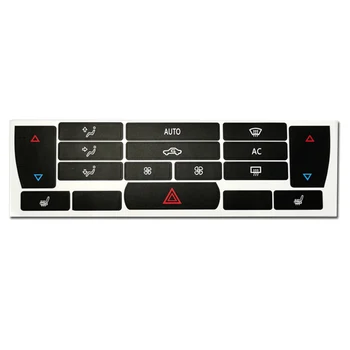 Car Air Condition AC Climate Control Button Repair Stickers Decoration Decals For Saab 9-3 2003-07 Car Accessories 1