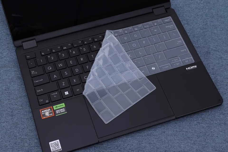 Clear TPU Silicone Laptop Keyboard Cover Skin Protector, 13-Inch
