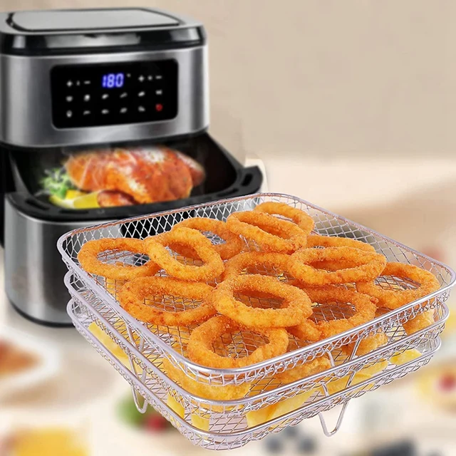 304 Stainless Steel Air Fryer Accessories  Ninja Air Fryer Dehydrator  Instructions - Electric Deep Fryer Parts - Aliexpress