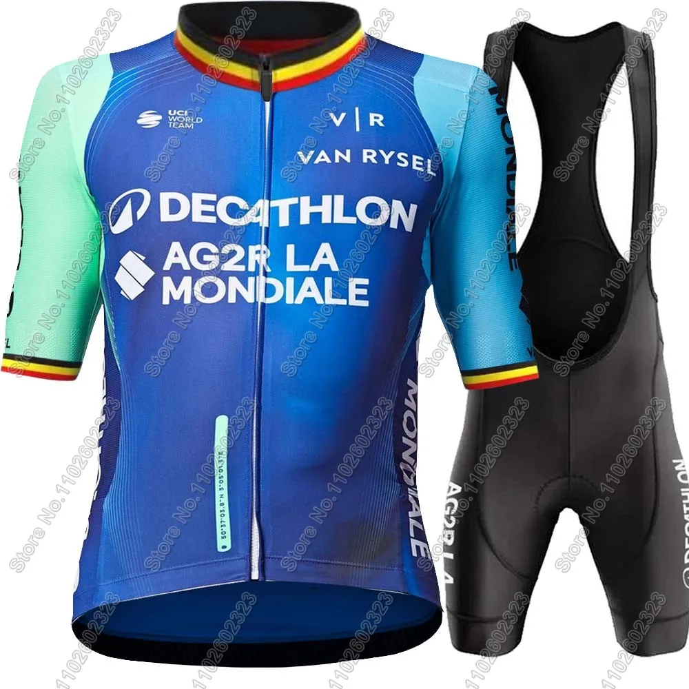 Ag2r Cycling Jersey Set Country Summer France