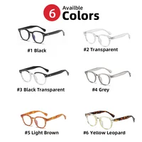 Lunettes classiques carrées anti-lumière bleue 2026 pour hommes, monture vintage avec verres clairs anti-lumière bleue pour femmes 6