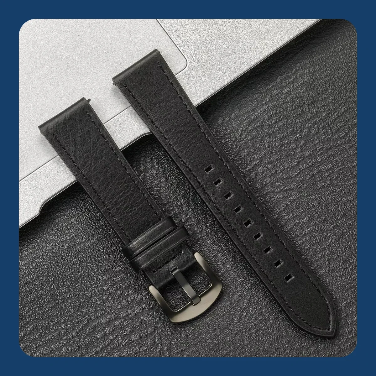 Versatile Silicone Watch Band - 20mm/22mm | Classic & Durable Strap