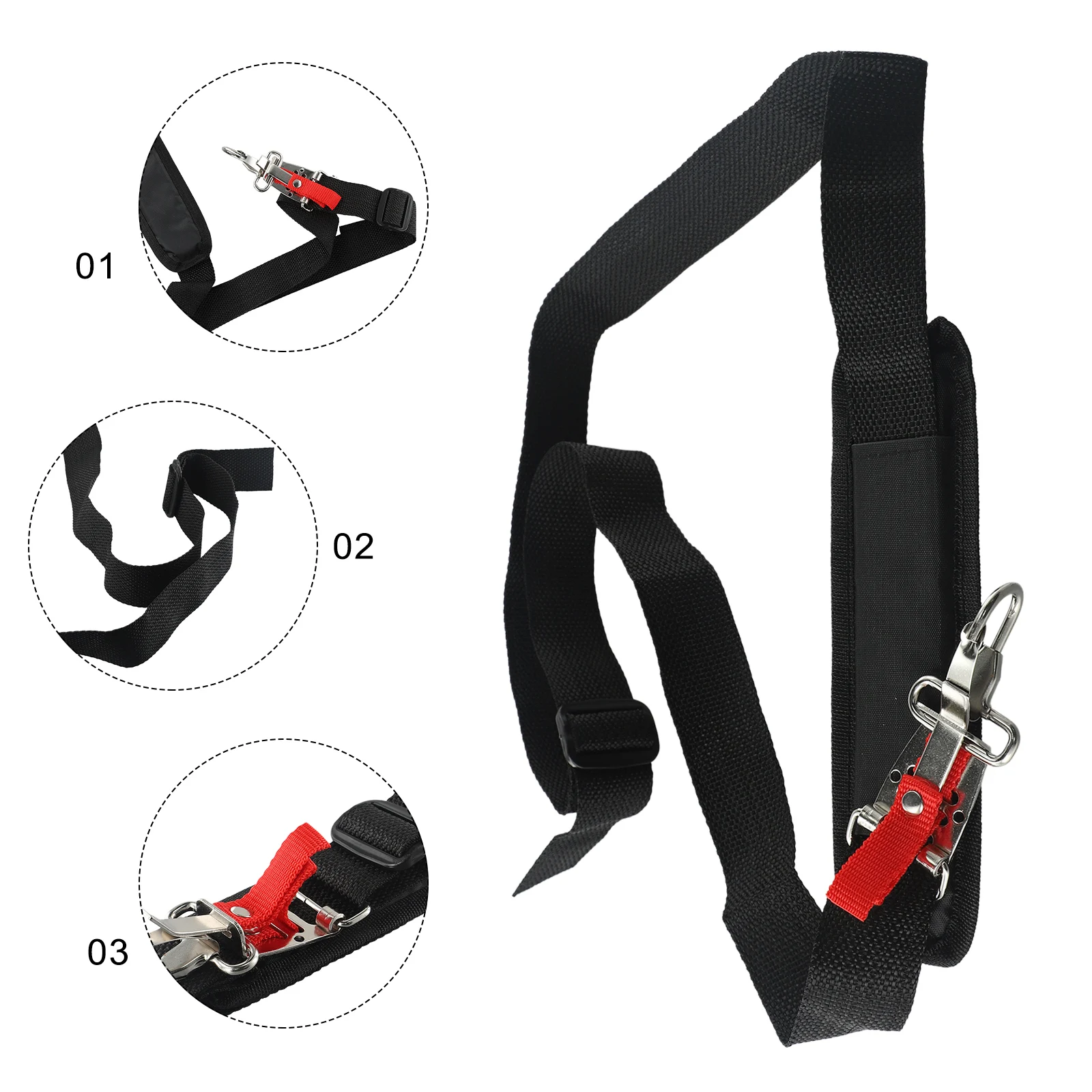 

1PC Strimmer Single Strap Harness Adjustable Quick Release For STIHL Strimmers Brushs Cutters Grass Trimmer Part