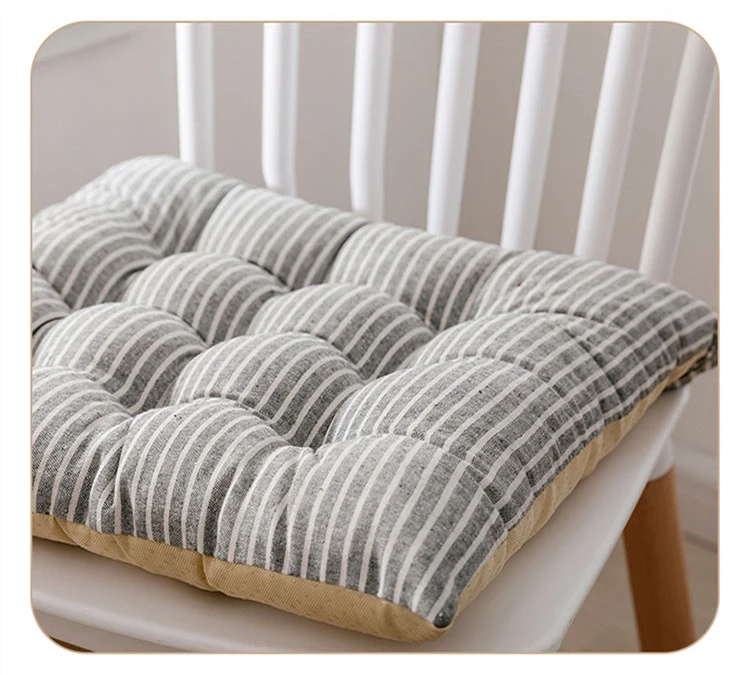 Cotton/Linen Striped Thicken Cushion