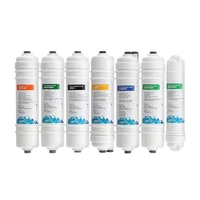 Waternoble 10 นิ้วเปลี่ยนไส้กรองน้ํา PP Cotton & T33 เปิดใช้งานคาร์บอนกรองคลอรีนกําจัดน้ําระบบ 3